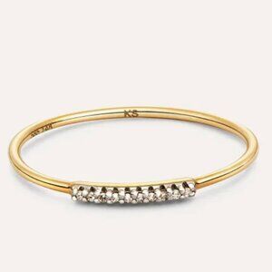14k Gold Kendra Scott Mila Ring Size 6 new dustbag DIAMOND